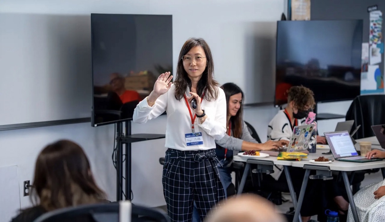 Teacher in the Language Space